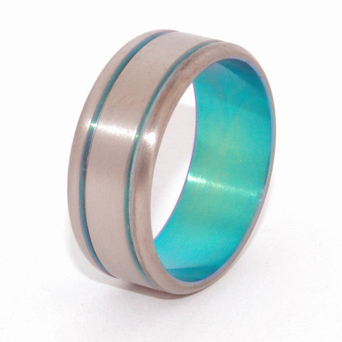 green titanium ring